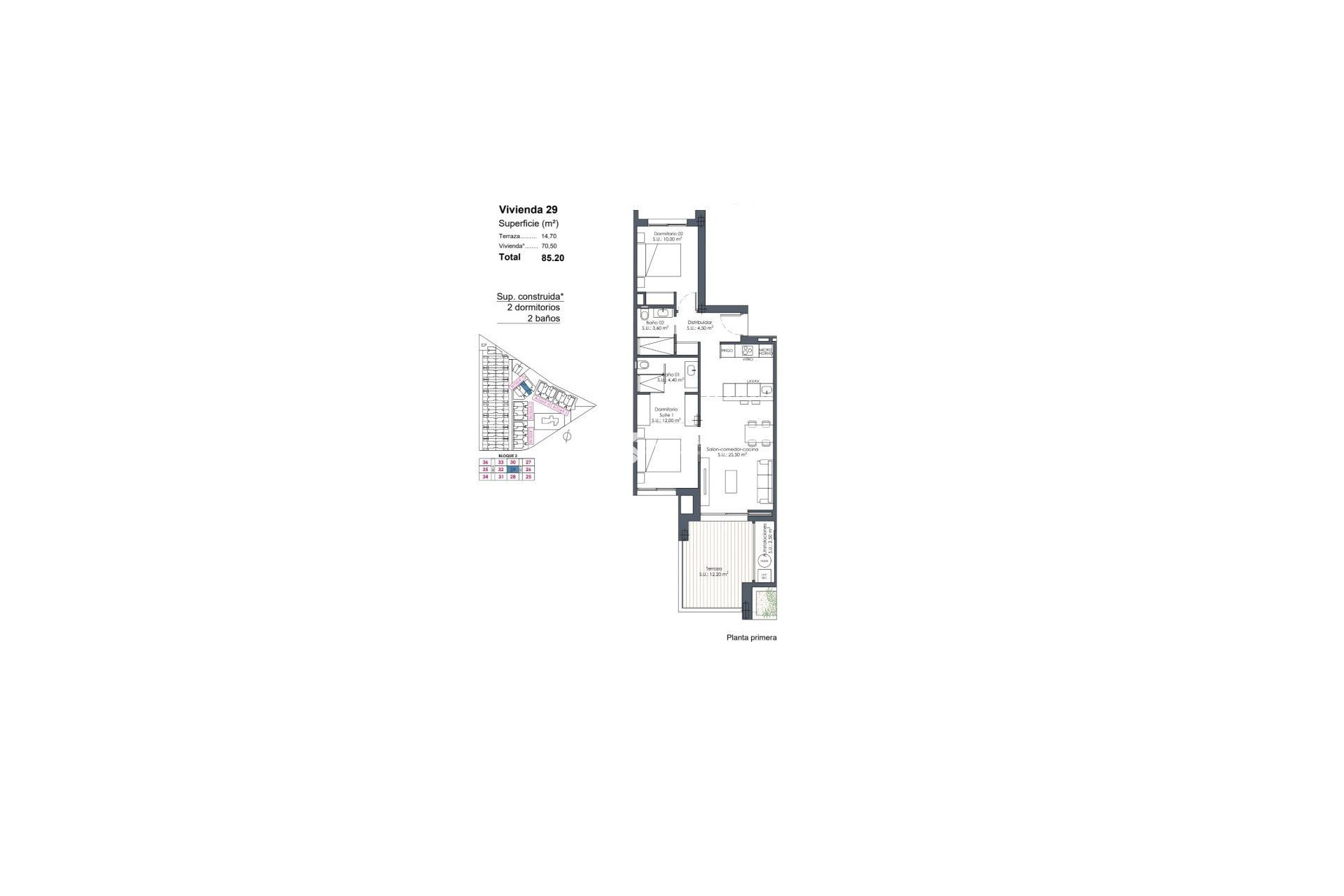 New Build - Apartment - Los Alcazares - Serena Golf