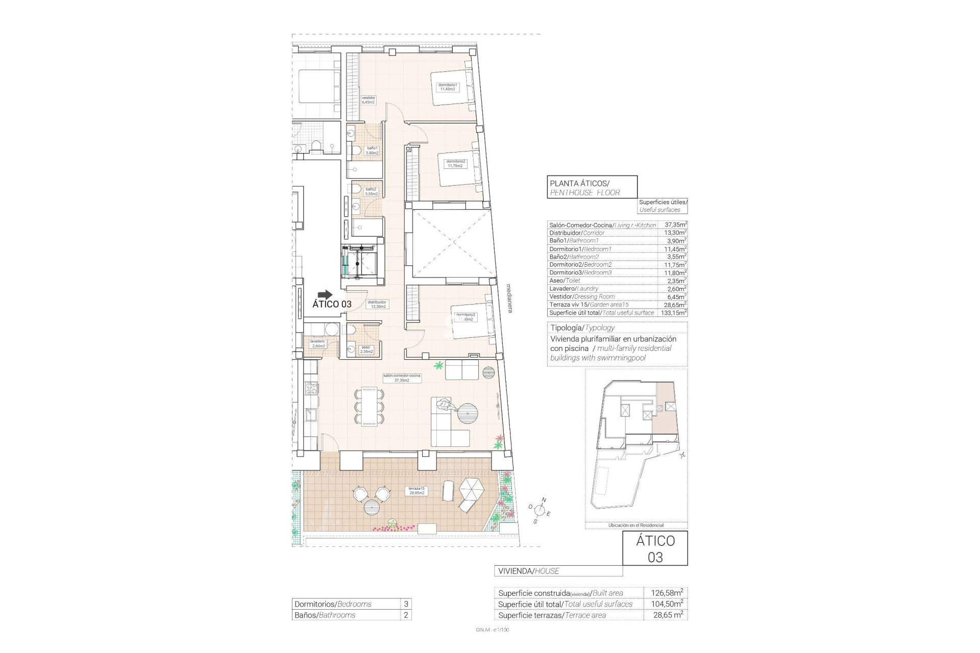 New Build - Penthouse - Hondón de las Nieves - Pueblo