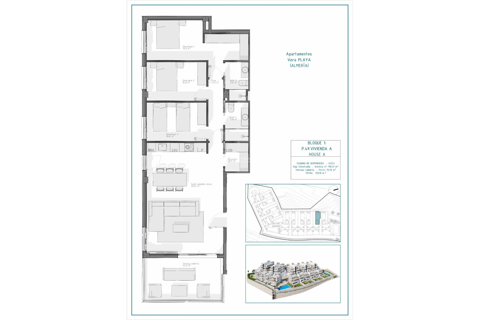 Nouvelle construction - Apartment - Vera - Pueblo Salinas