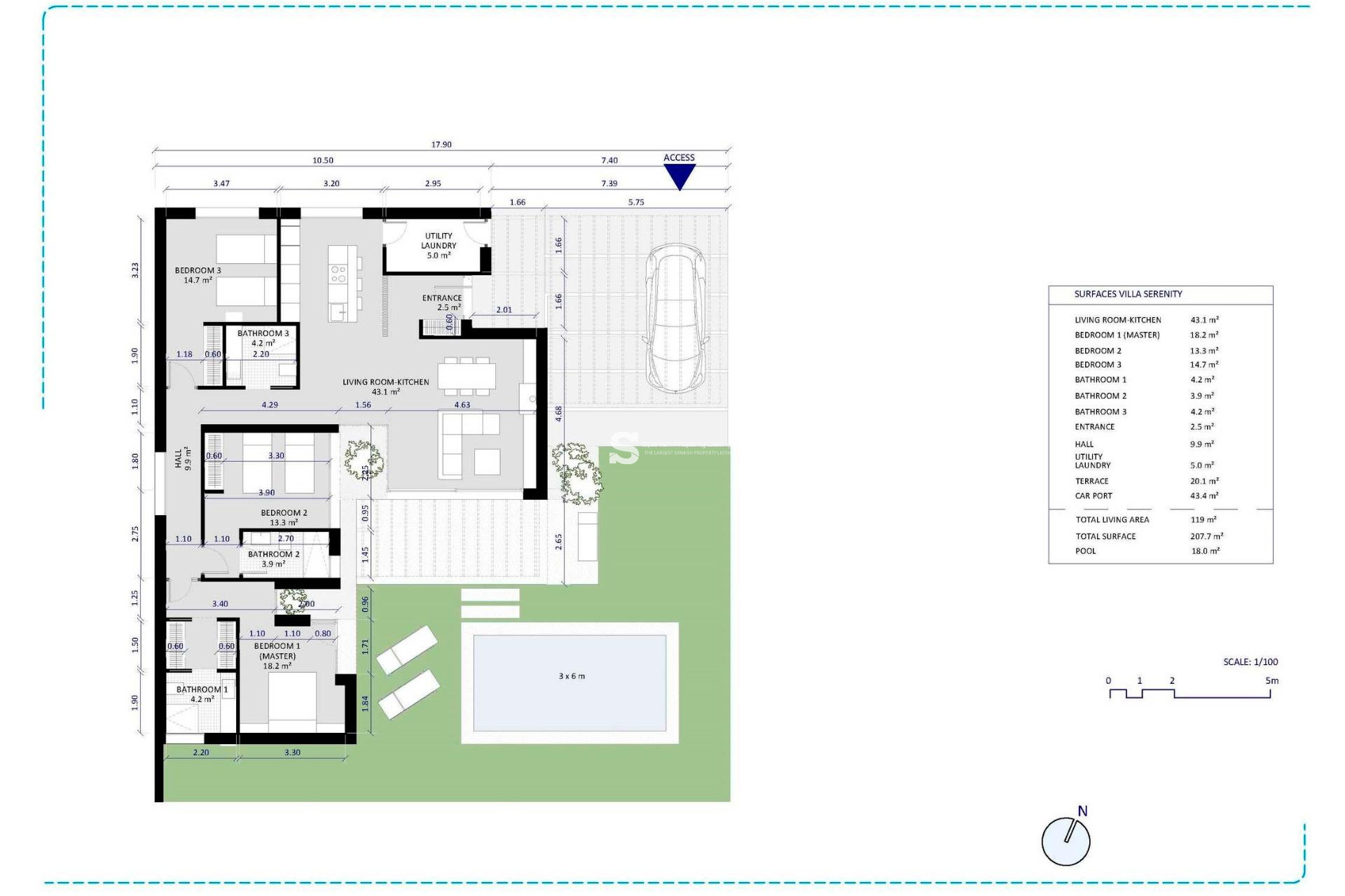 Nouvelle construction - Villa - Banos y Mendigo - Altaona Golf