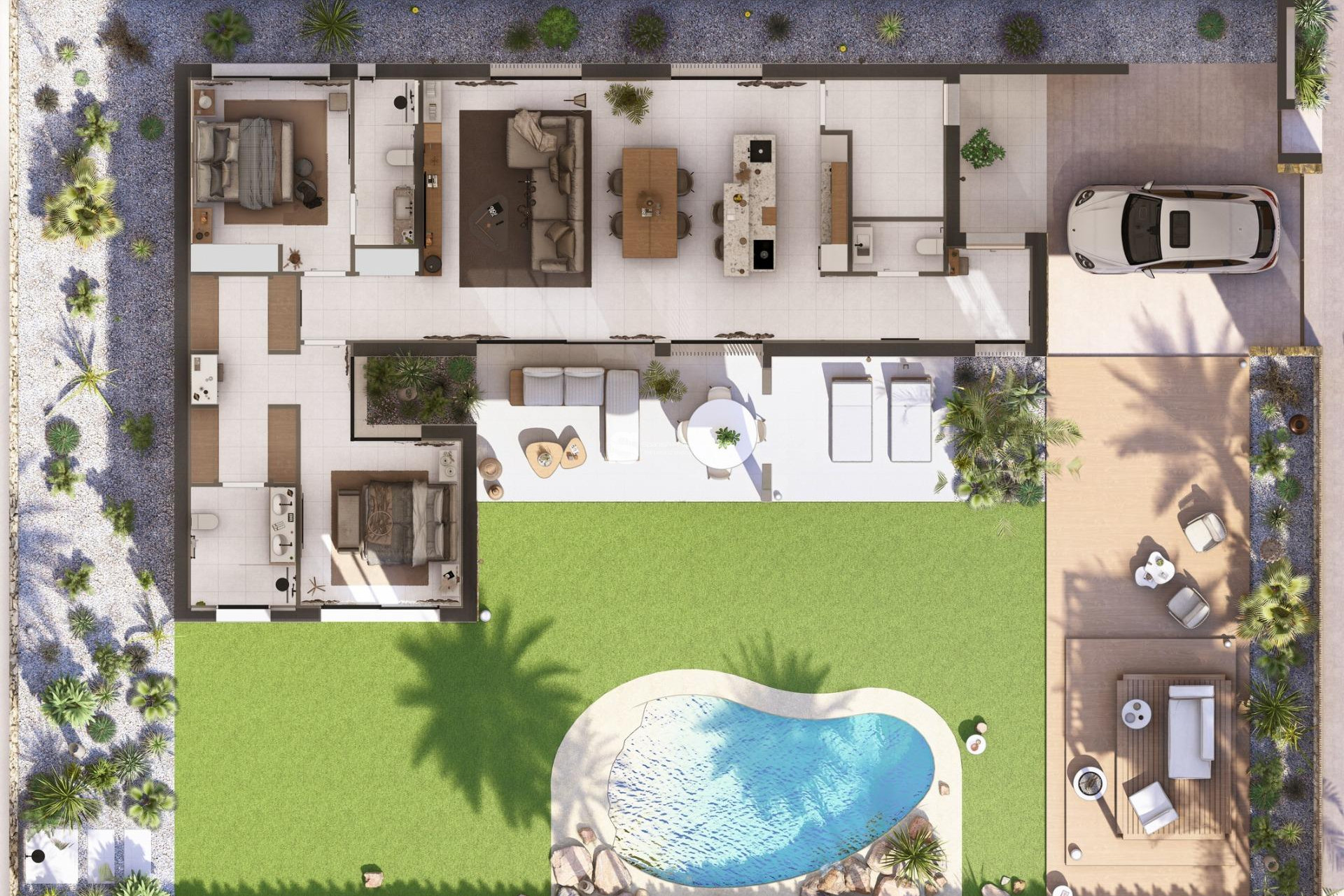 Nouvelle construction - Villa - Banos y Mendigo - Altaona Golf
