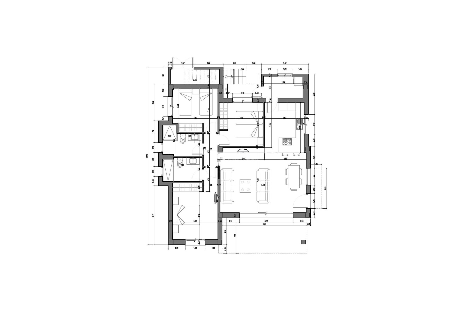 Nouvelle construction - Villa - Rafal - polideportivo