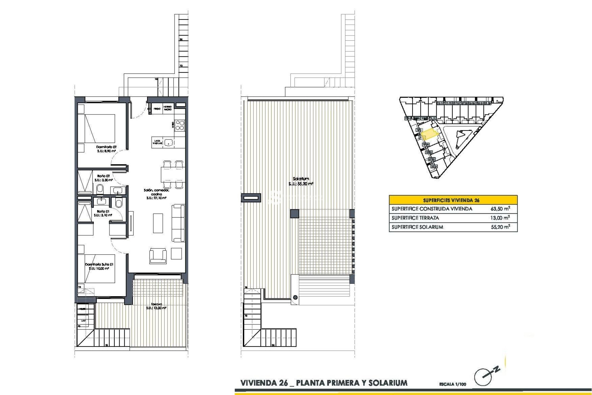 Obra nueva - Bungalow - San Fulgencio - Pueblo