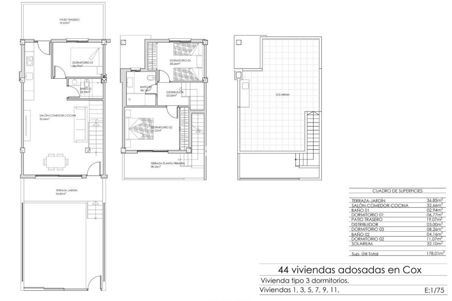 Obra nueva - Town House - Cox - San Fernando