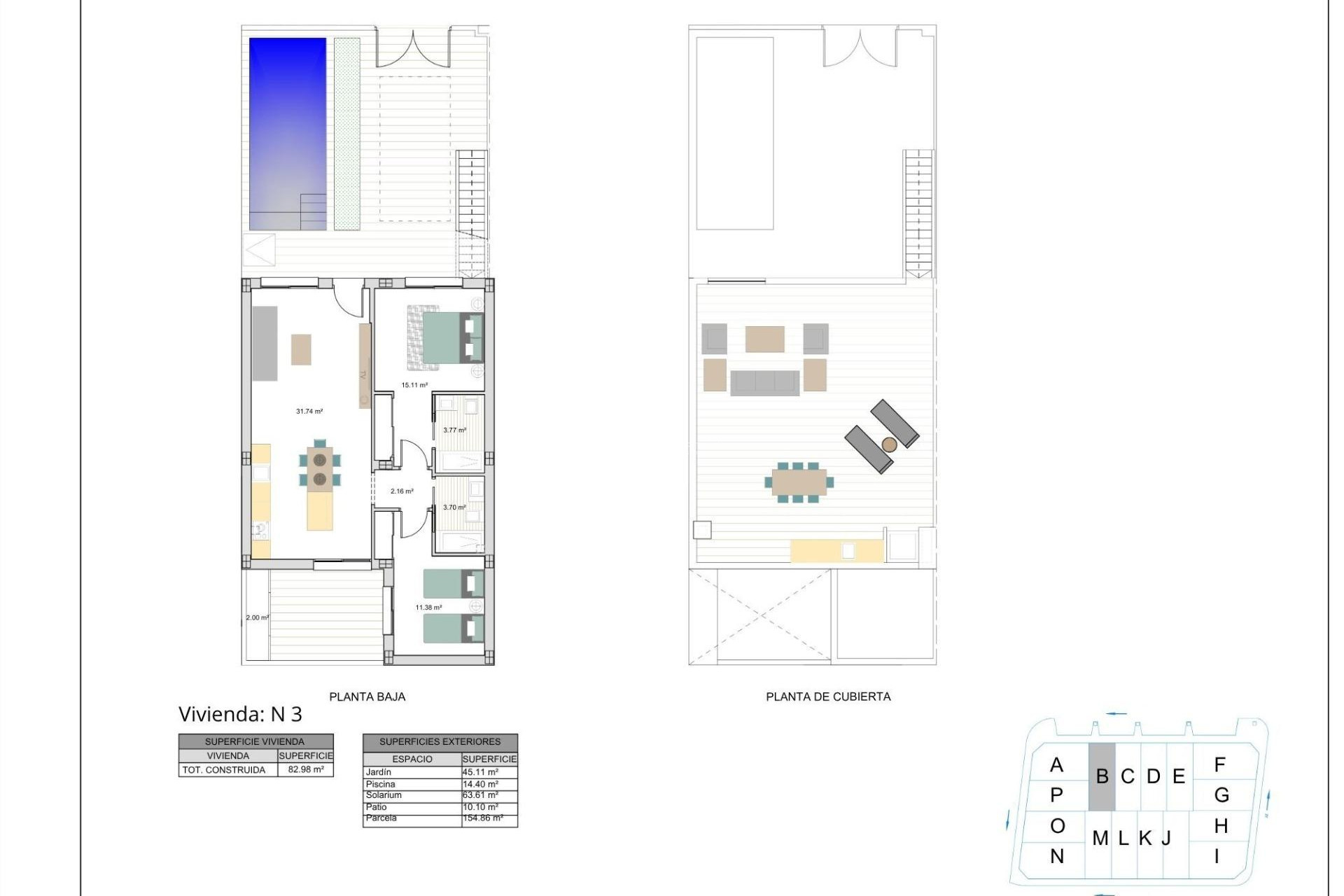 Obra nueva - Town House - Torre Pacheco - El Alba