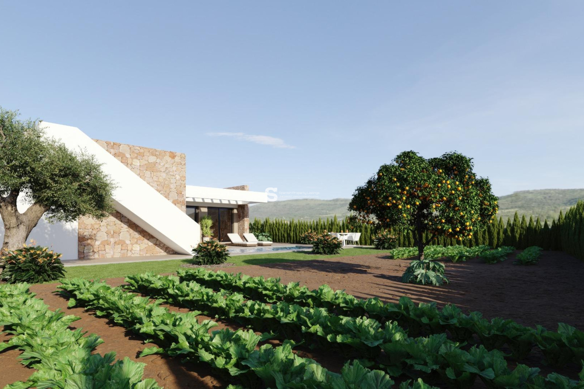 Obra nueva - Villa - Fuente Álamo - Hacienda del Alamo