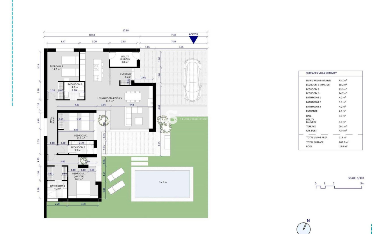 Nouvelle construction - Villa - Banos y Mendigo - Altaona Golf