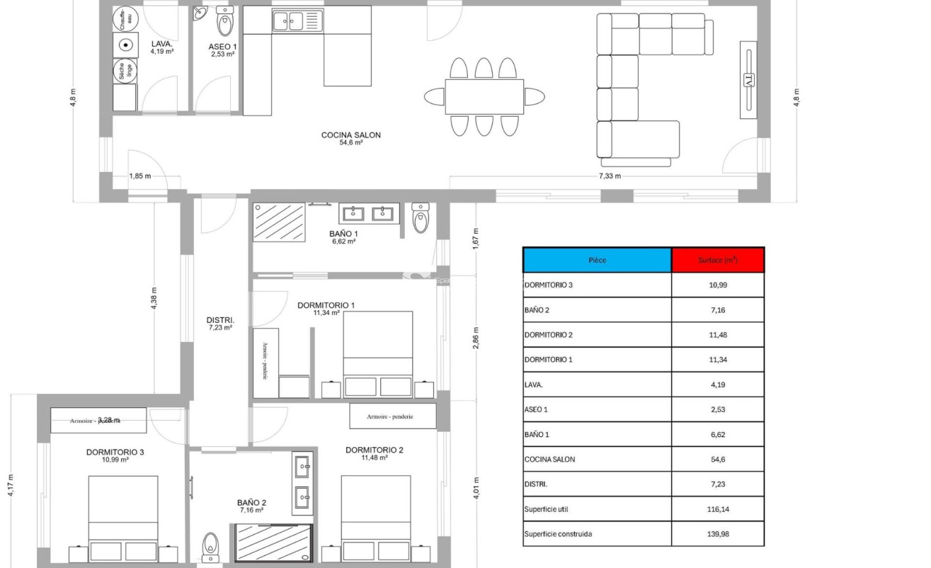 Nouvelle construction - Villa - Aspe - urbanizaciones