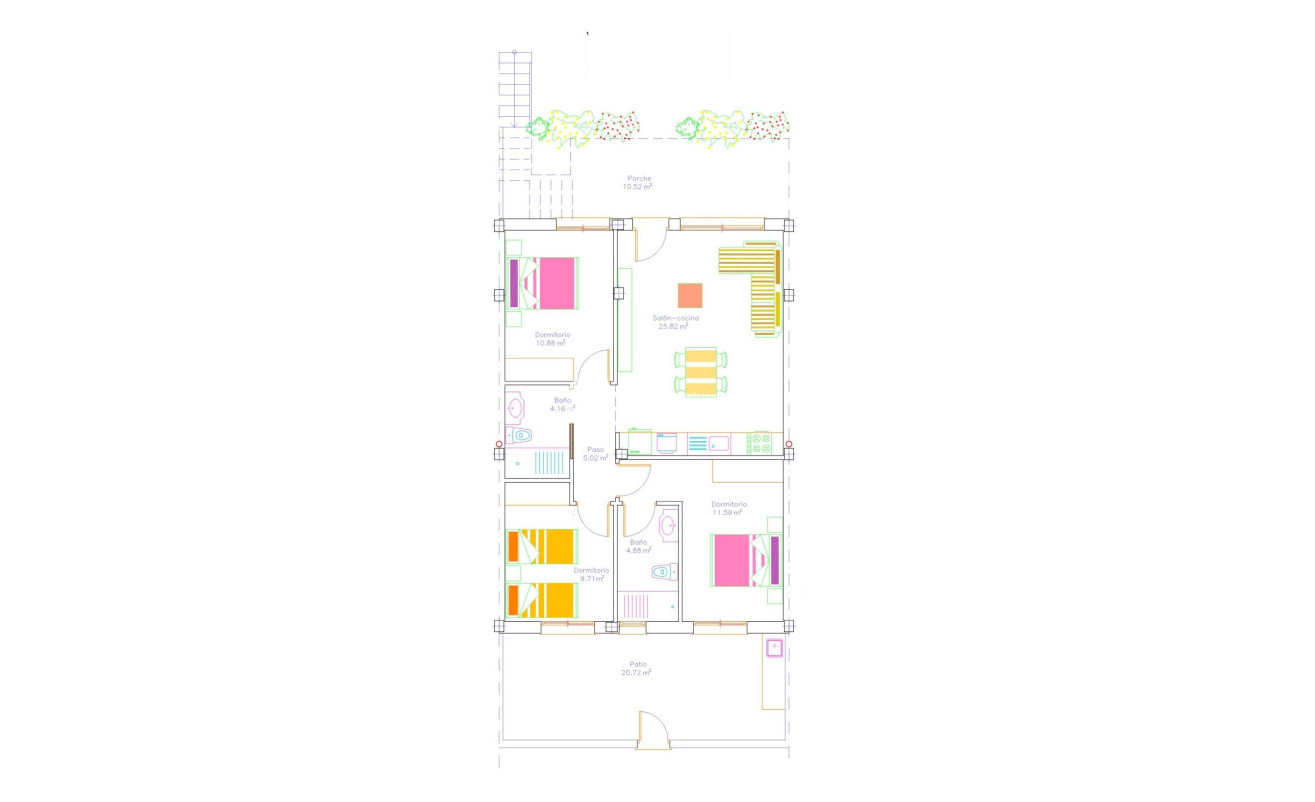 New Build - Bungalow - San Javier - pueblo