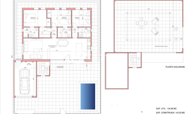 Nouvelle construction - Villa - Fuente Álamo - La Pinilla