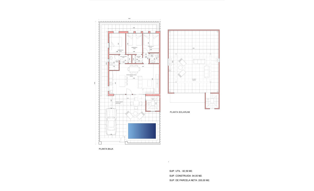 Nouvelle construction - Villa - Fuente Álamo - La Pinilla