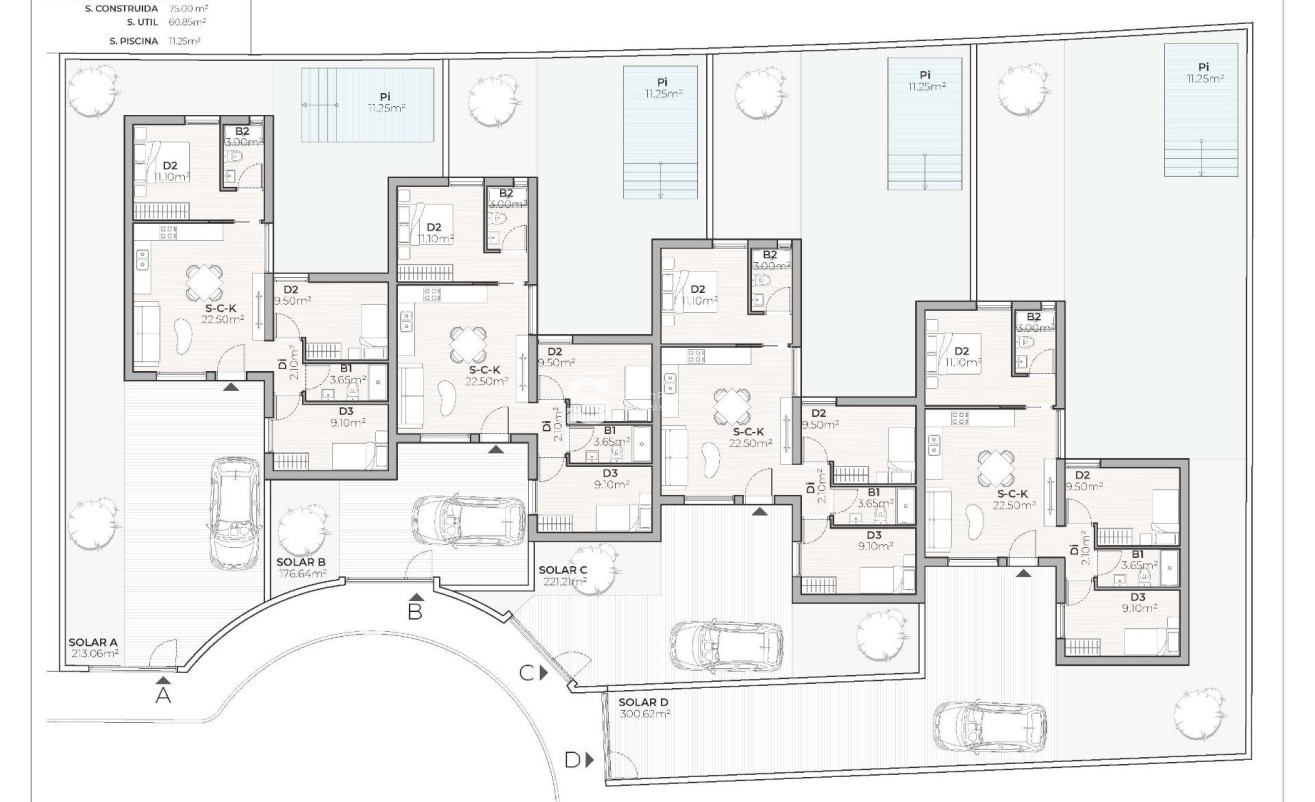 Nouvelle construction - Town House - Mazarrón - Country Club