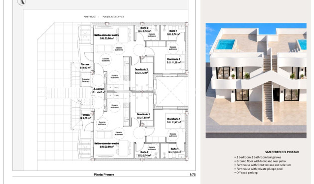 Nouvelle construction - Bungalow - San Pedro del Pinatar - Los Peñascos