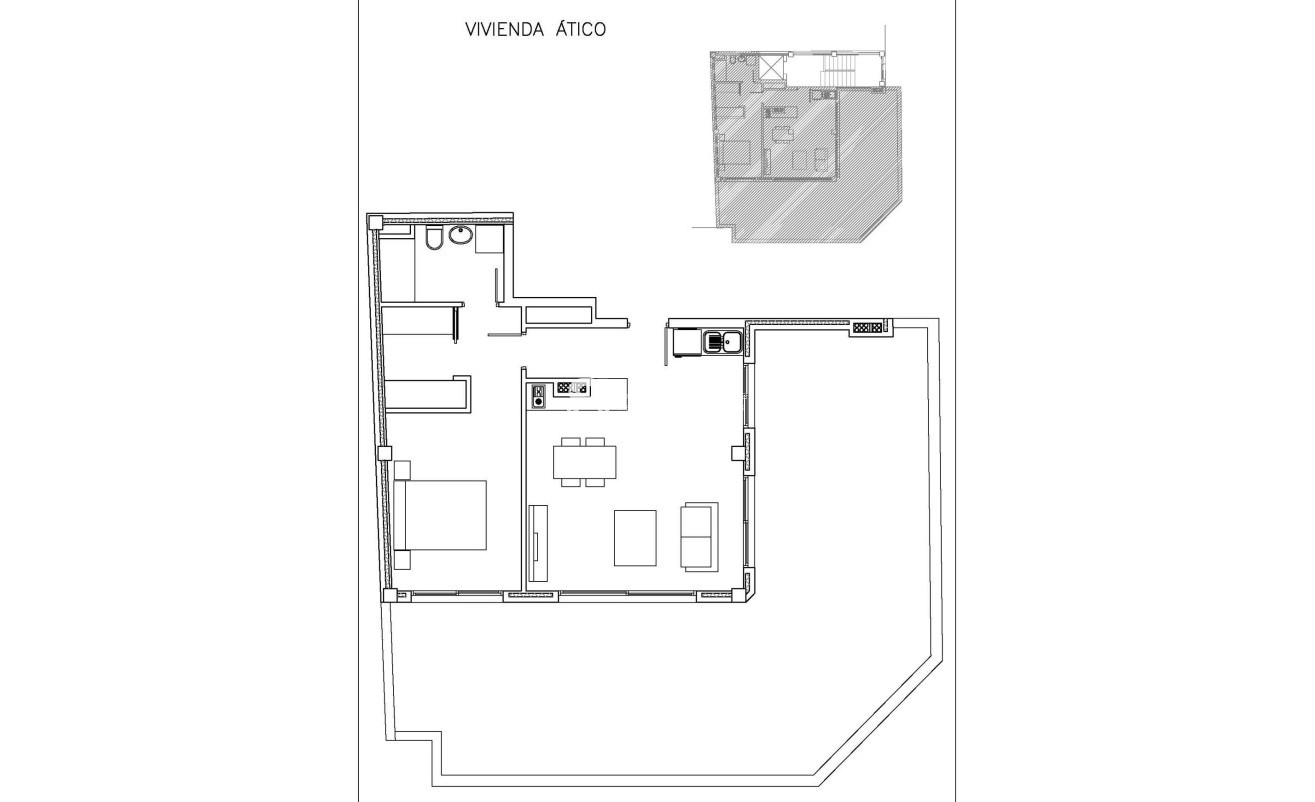 Nouvelle construction - Attique - Guardamar del Segura - Centro