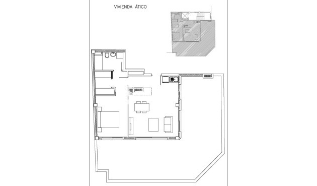 Nouvelle construction - Attique - Guardamar del Segura - Centro