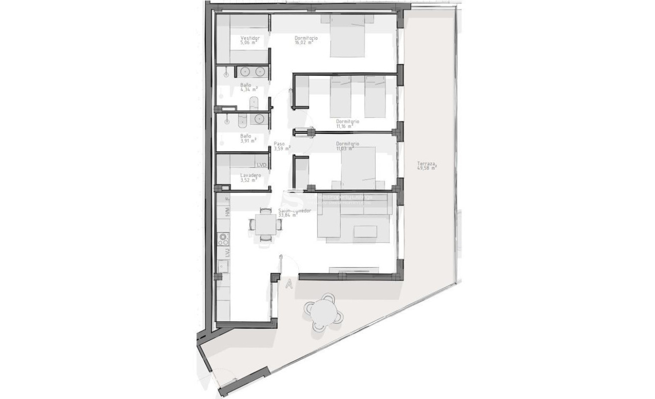 Nouvelle construction - Apartment - Aguilas - Playa del Hornillo