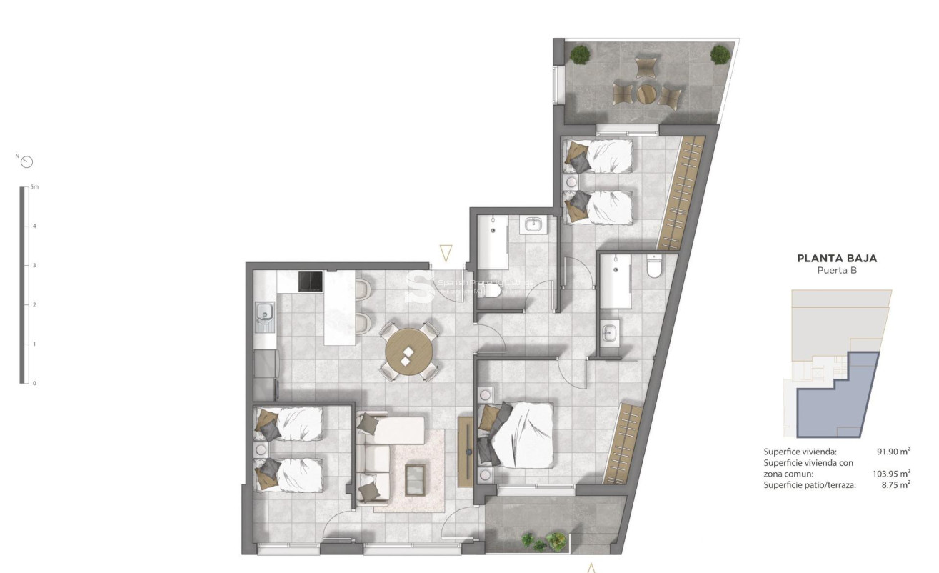 Nouvelle construction - Apartment - Guardamar del Segura - Pueblo