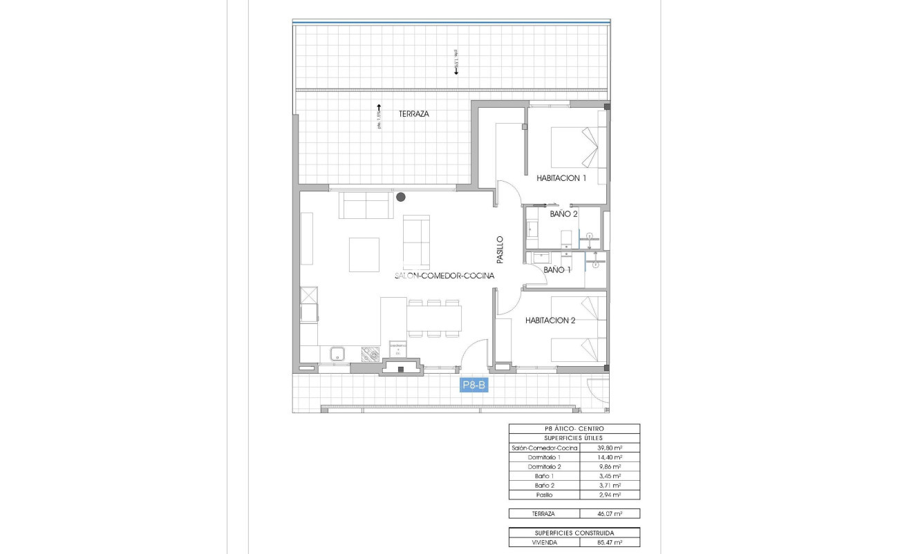 Nouvelle construction - Attique - Villajoyosa - Cala de Finestrat