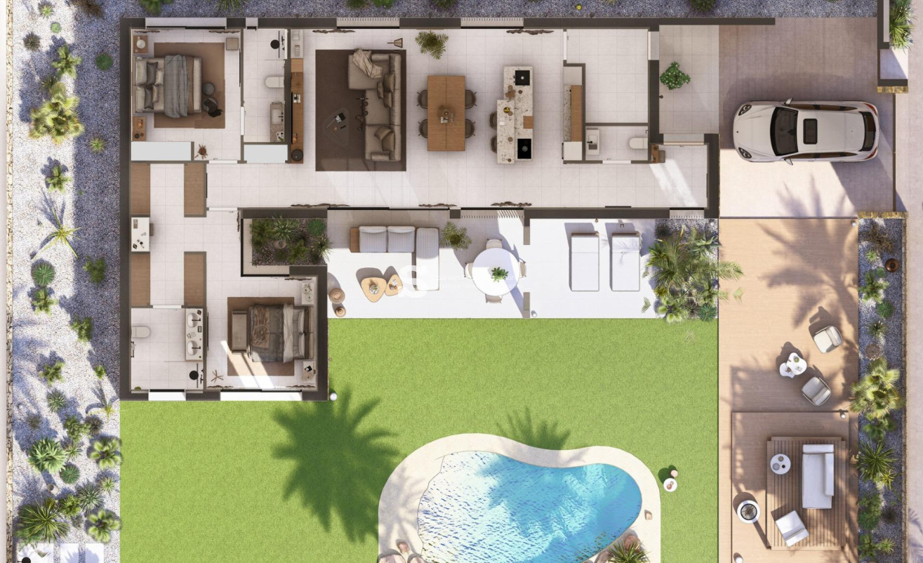 Nouvelle construction - Villa - Banos y Mendigo - Altaona Golf