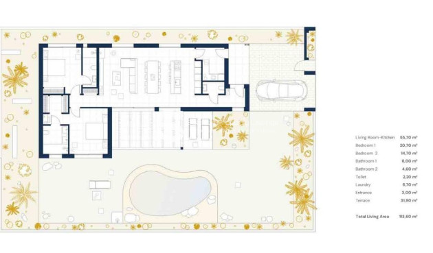 Nouvelle construction - Villa - Banos y Mendigo - Altaona Golf