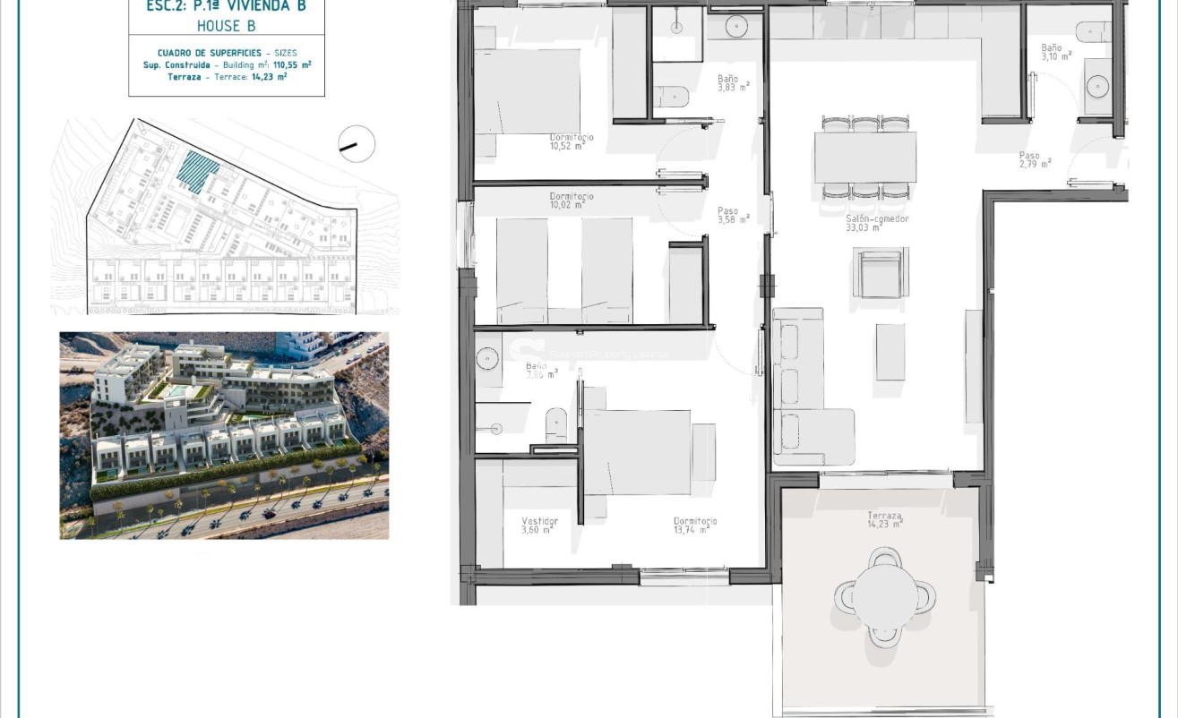 New Build - Apartment - Aguilas - Playa del Hornillo