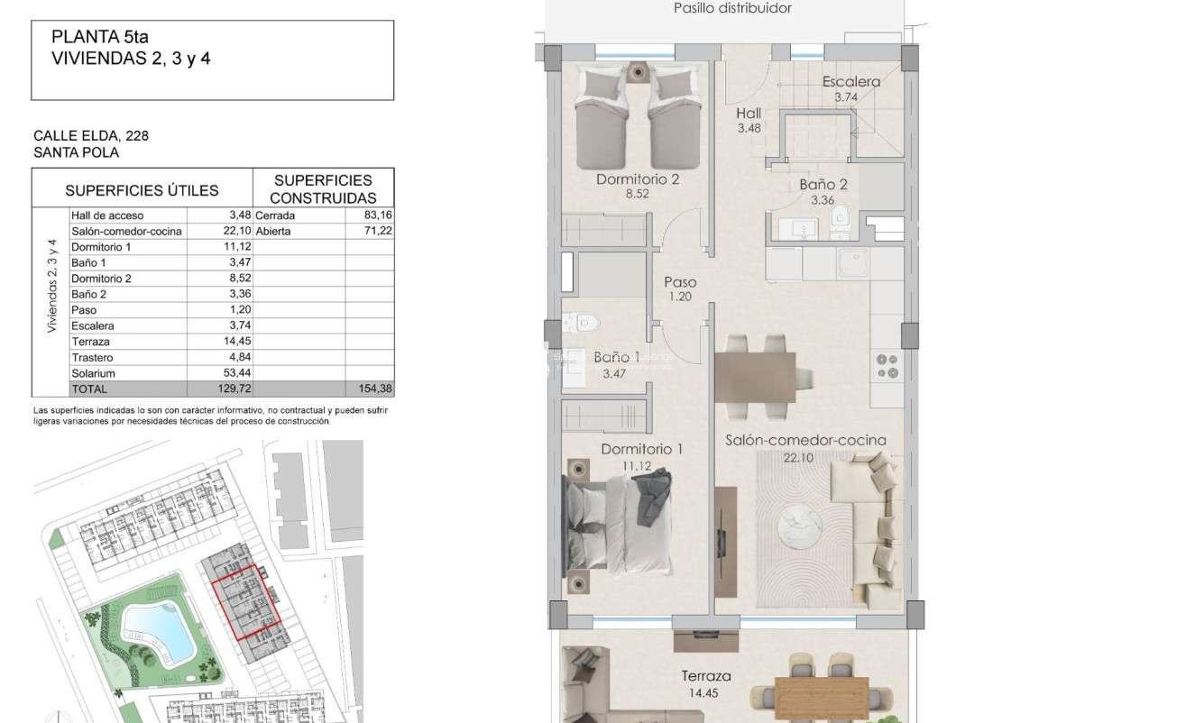 Nouvelle construction - Attique - Santa Pola - Tamarit