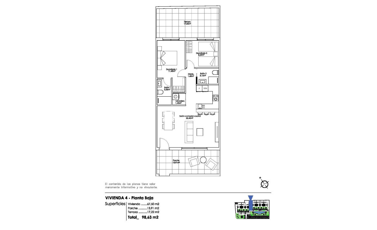 New Build - Bungalow - Pilar de la Horadada - Parque Ramon eugenio Escudero
