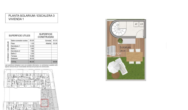 Obra nueva - Ático - Santa Pola - Estacion de autobuses