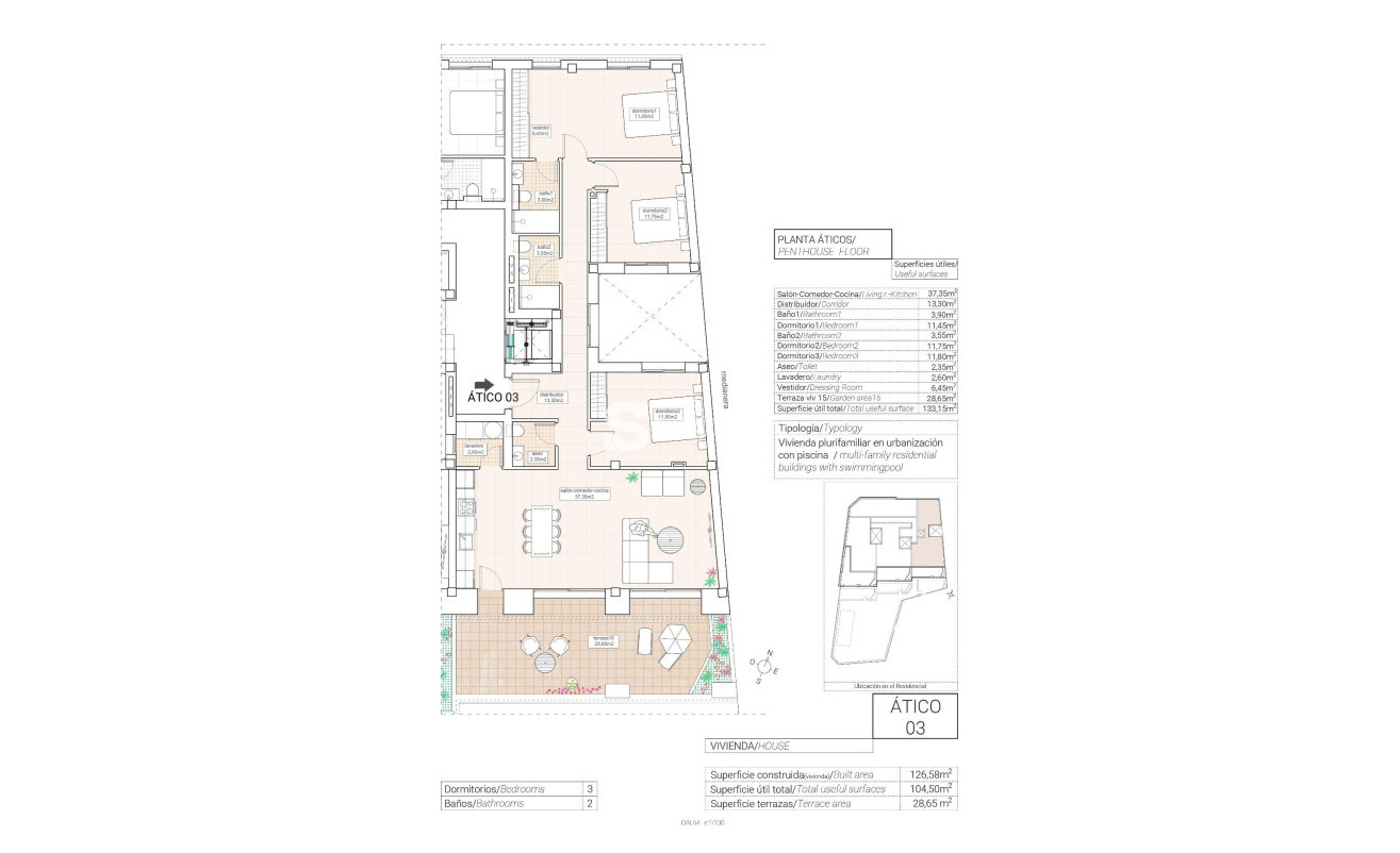 New Build - Penthouse - Hondón de las Nieves - Pueblo