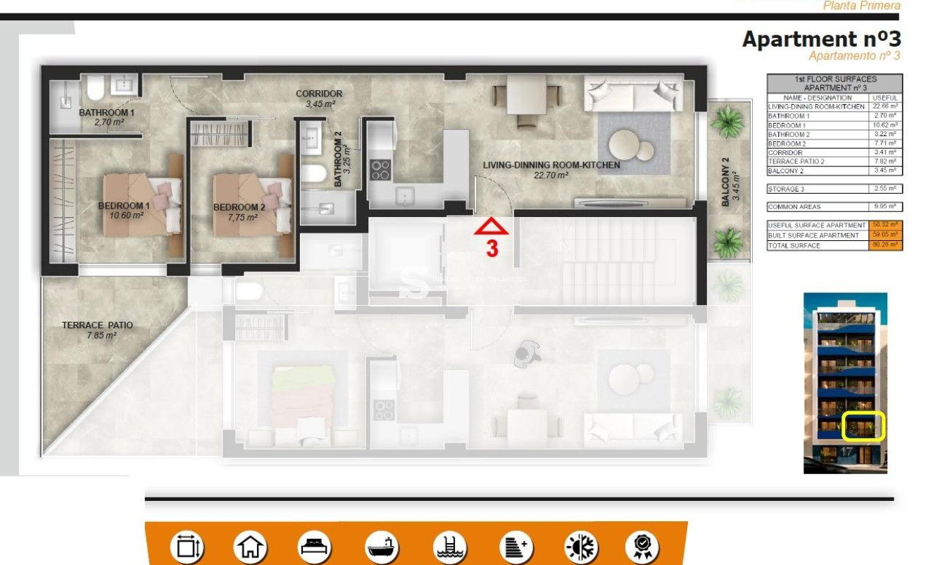 New Build - Apartment - Torrevieja - Playa del Acequión