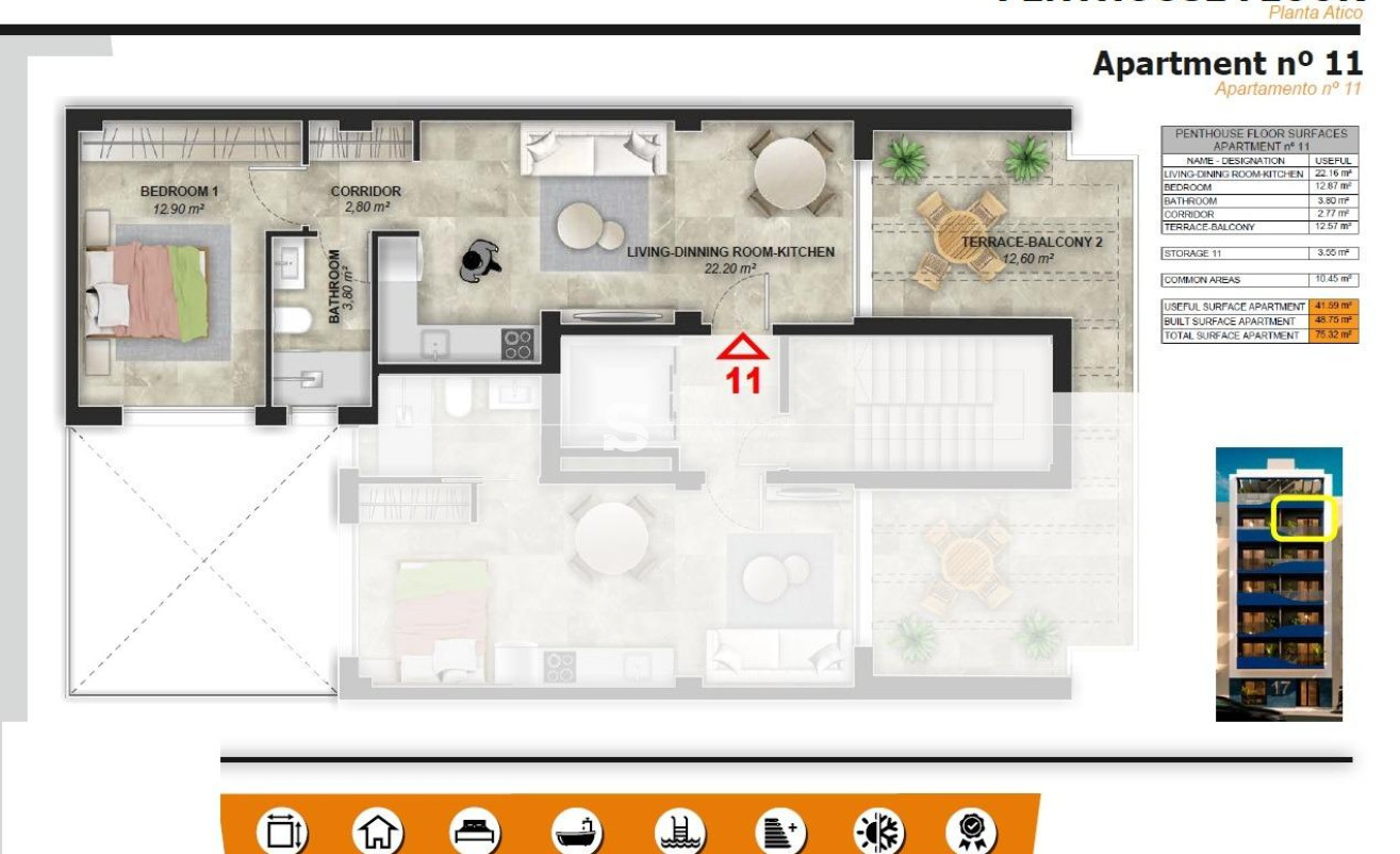 New Build - Penthouse - Torrevieja - Playa del Acequión