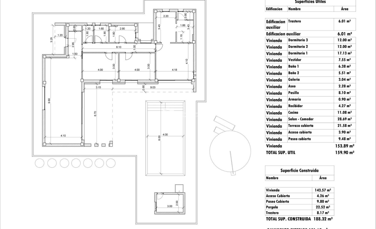 Obra nueva - Villa - Aspe - Poligono 19