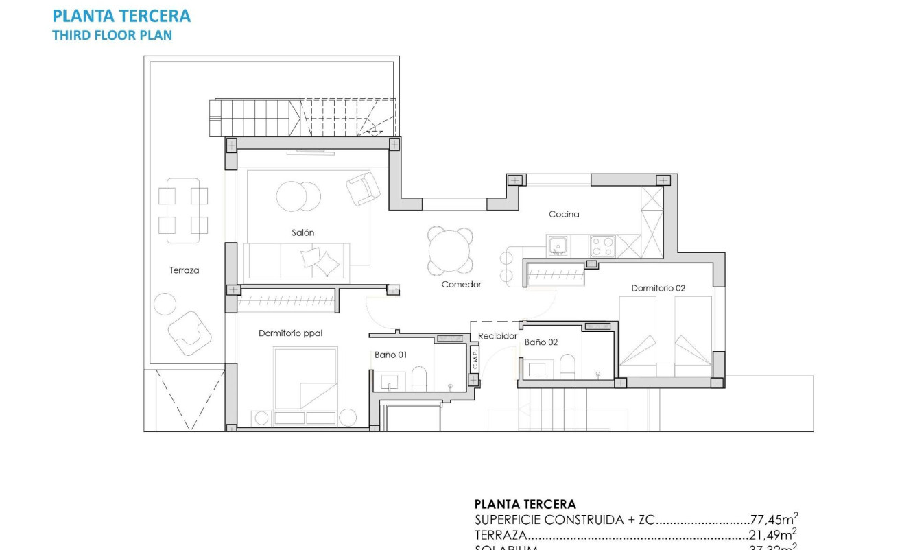 New Build - Penthouse - Torre Pacheco - Santa Rosalia Lake And Life Resort