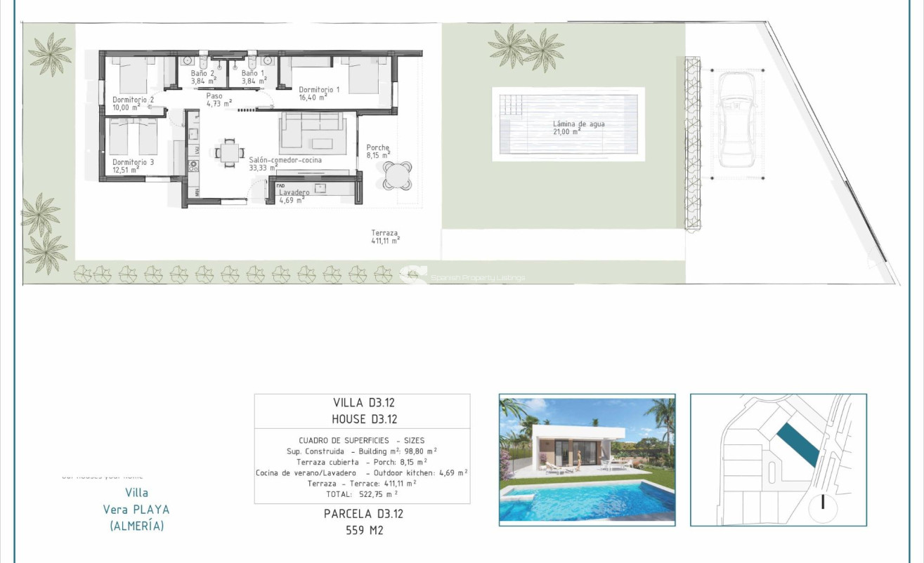 New Build - Villa - Vera - Pueblo Salinas