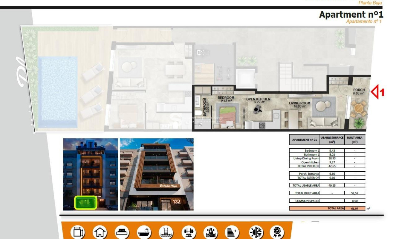 New Build - Apartment - Torrevieja - Playa de El Cura