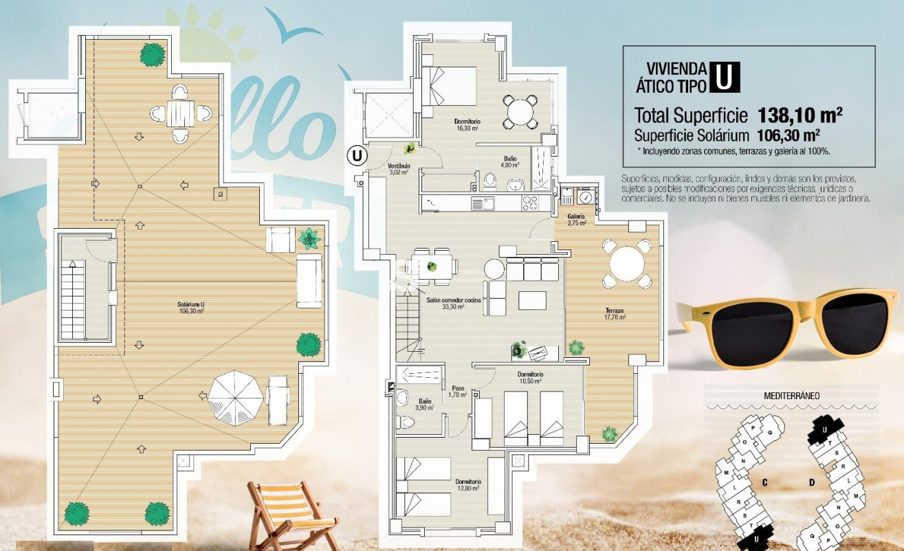 New Build - Penthouse - La Manga del Mar Menor - La Manga