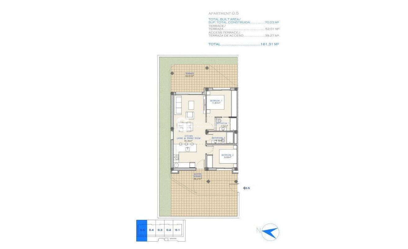 New Build - Apartment - Los Alcazares - Serena Golf