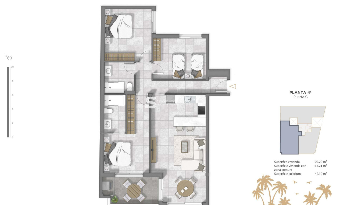 Nouvelle construction - Attique - Guardamar del Segura - Pueblo