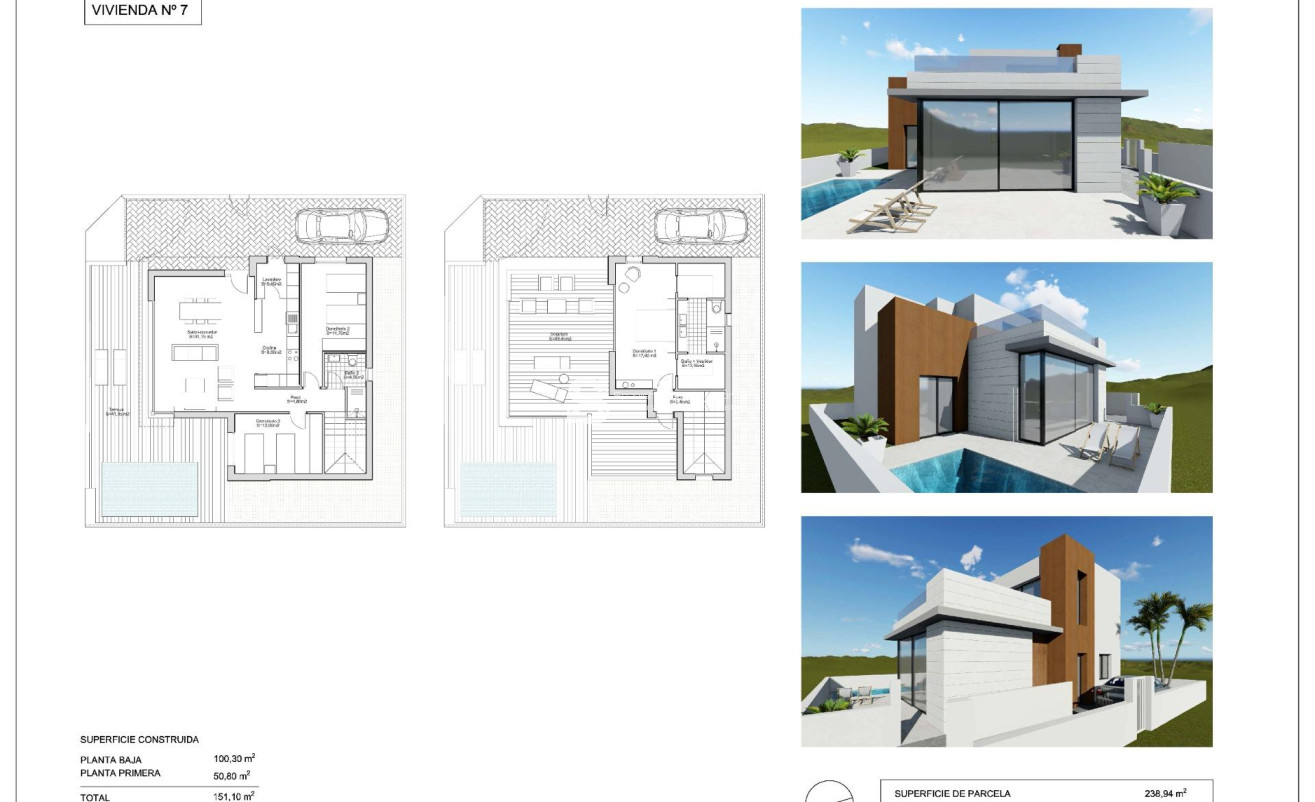 Obra nueva - Villa - Pilar de la Horadada - pueblo