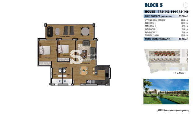 New Build - Apartment - Los Alcazares - La Serena Golf