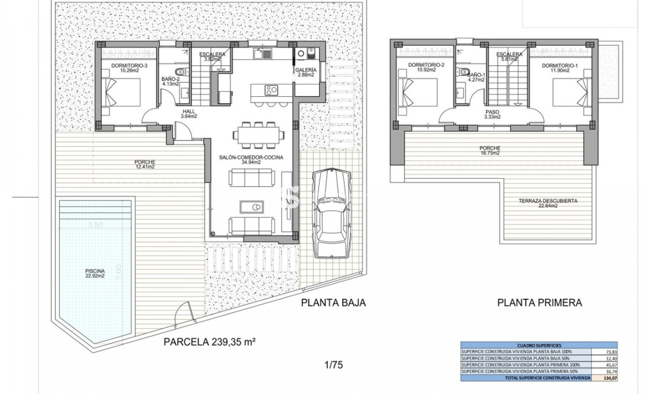New Build - Villa - Benijofar - Polideportivo